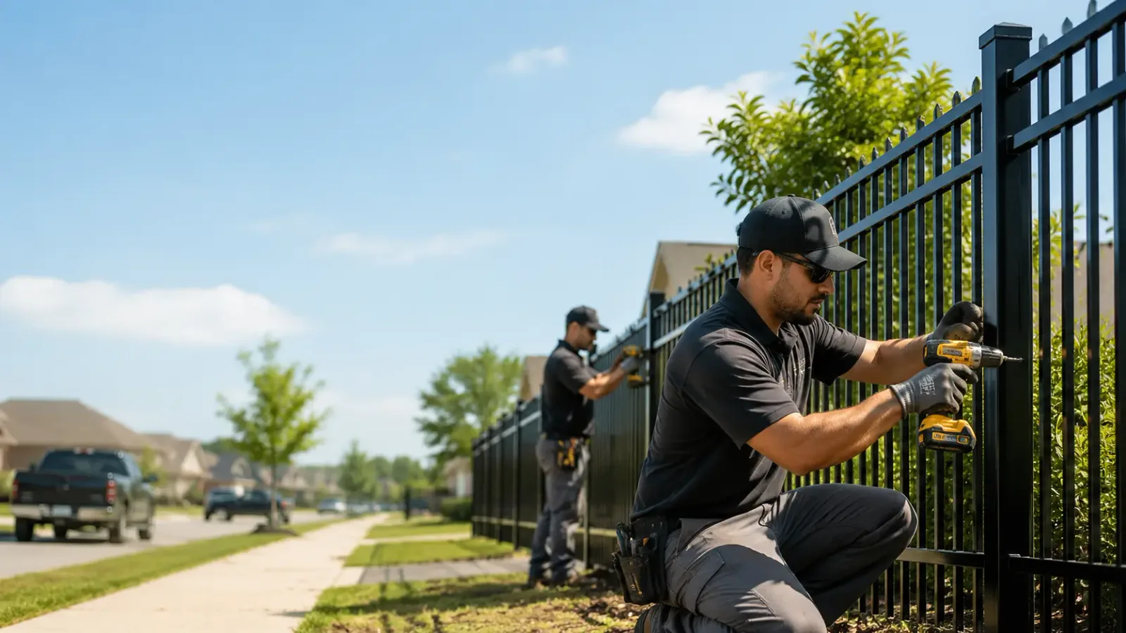 Metal Fence Installation in Staunton, IN